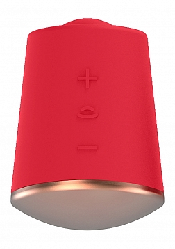 Elegance - 180/360 Degree Rotating & Vibrating Clitoral Stimulator - Red