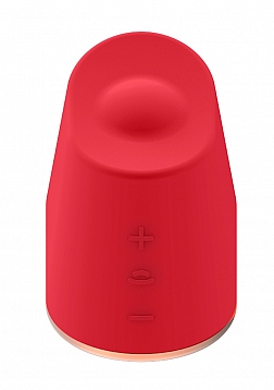 Elegance - 180/360 Degree Rotating & Vibrating Clitoral Stimulator - Red