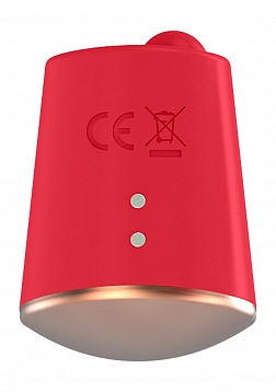 Elegance - 180/360 Degree Rotating & Vibrating Clitoral Stimulator - Red