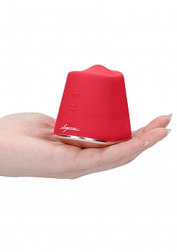 Elegance - 180/360 Degree Rotating & Vibrating Clitoral Stimulator - Red