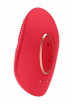 Elegance - Mini Rechargeable Clitoral Stimulator - Red