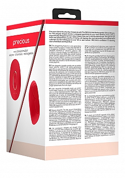 Elegance - Mini Rechargeable Clitoral Stimulator - Red