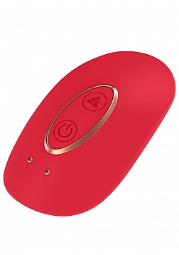 Elegance - Mini Rechargeable Clitoral Stimulator - Red