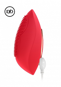 Elegance - Mini Rechargeable Clitoral Stimulator - Red