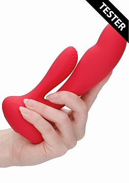 G-Spot and Clitoral Vibrator-Flair-Red-Tester