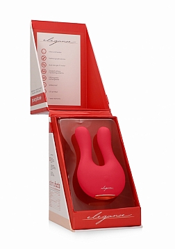 Elegance - Dual Motor Clitoral Stimulator - Red