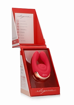 Elegance - Dual Motor Clitoral Stimulator - Red