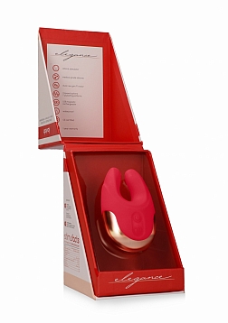 Elegance - Dual Motor Clitoral Stimulator - Red