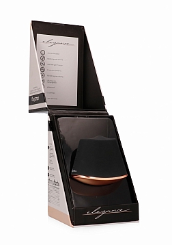 Elegance - 180/360 Degree Rotating & Vibrating Clitoral Stimulator - Black