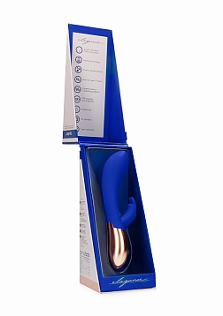 Elegance - Heating Rabbit Vibrator - Blue