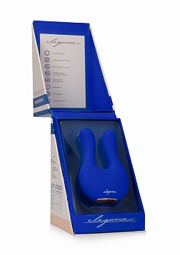 Elegance - Dual Motor Clitoral Stimulator - Blue