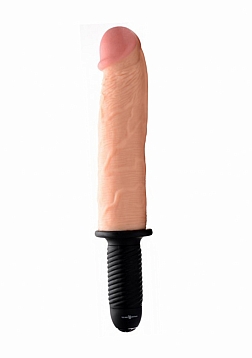 Onslaught - XXL Vibrating Dildo Thruster