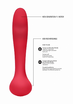 Elegance - Rechargeable G-Spot Vibrator - Red