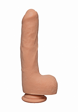 Uncut D - Realistic ULTRASKYN Dildo with Balls - 9" / 22 cm