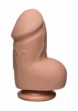 Fat D - Realistic ULTRASKYN Dildo with Balls - 6" / 15 cm