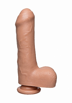 Uncut D - Realistic FIRMSKYN Dildo with Balls - 7" / 18 cm