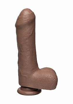 Uncut D - Realistic FIRMSKYN Dildo with Balls - 7" / 18 cm