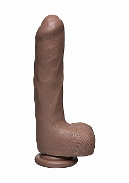 Uncut D - Realistic FIRMSKYN Dildo with Balls - 9" / 22 cm