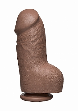 Fat D - Realistic FIRMSKYN Dildo with Balls - 8" / 20 cm