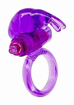 Ultra Soft Vibrating Jelly Rabbit Cockring