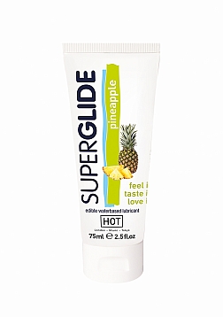 Superglide - Edible Waterbased Lubricant - Pineapple - 3 fl oz / 75 ml