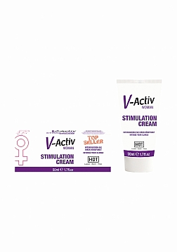 V-Activ - Stimulation Cream for Women - 2 fl oz / 50 ml