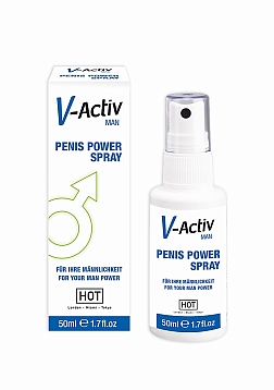 V-Activ - Penis Power Spray for Men - 2 fl oz / 50 ml