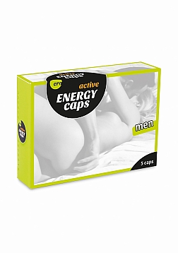 Energy Caps - Stimulating Pills for Men - 5 Pieces