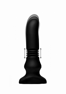 Silicone Vibrating and Thrusting Plug