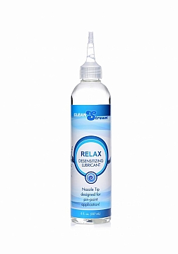 Relax - Desensitizing Lubricant with Mouthpiece - 8 fl oz / 240 ml