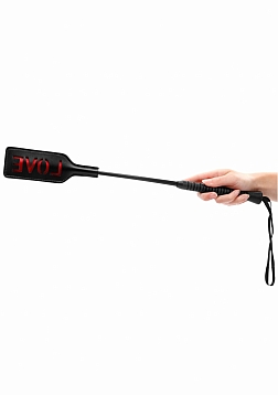 Ouch! Crop - LOVE - Large - Black
