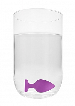 Ouch! - Diamond Heart Butt Plug-Extra Large-Purple