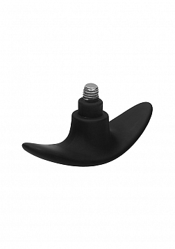 Ouch! - Interchangeable Butt Plug Set-Pointed Medium-Black