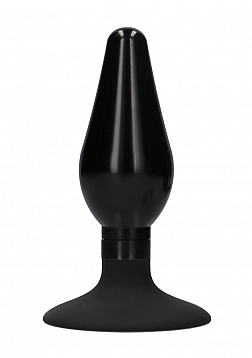 Ouch! - Interchangeable Butt Plug Set-Pointed Medium-Black