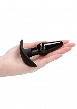 Ouch! - Interchangeable Butt Plug Set-Pointed Medium-Black