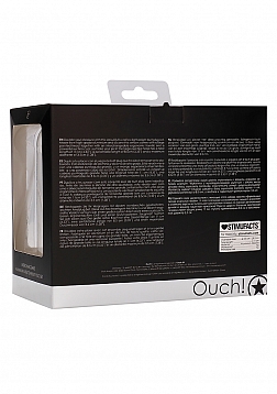 Ouch! - Interchangeable Butt Plug Set-Pointed Large-Black