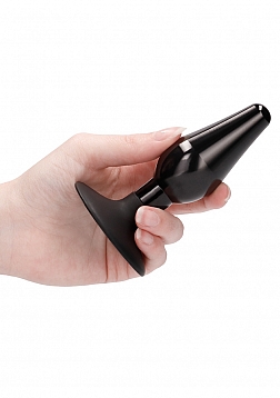 Ouch! - Interchangeable Butt Plug Set-Pointed Large-Black