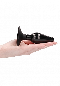 Ouch! - Interchangeable Butt Plug Set-Pointed Large-Black