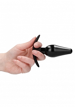 Ouch! - Interchangeable Butt Plug Set-Pointed Large-Black