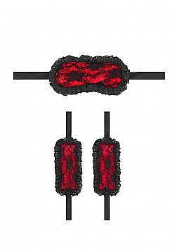 Ouch! - Introductory Bondage Kit #7 - Red..