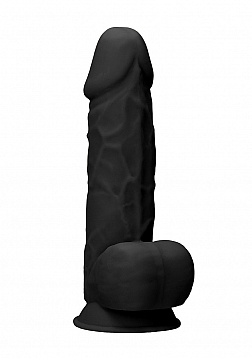 Silicone Dildo with Balls - 9" / 21,6 cm