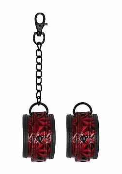 Ouch! - Luxury Ankle Cuffs - Burgundy