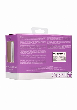 Ouch! - Diamond Heart Butt Plug-Extra Large-Purple