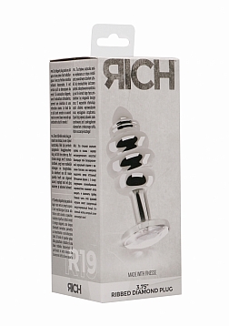 Rich - Ribbed Diamond Plug – 3.75\