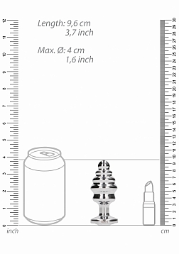 Rich - Ribbed Diamond Plug – 3.75\