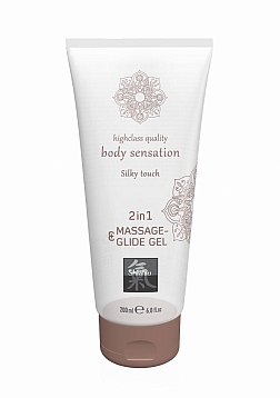 Silky Touch - 2 in 1 Massage and Glide Gel - 7 fl oz / 200 ml