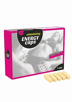 Energy Caps - Stimulating Pills for Women - 5 Pieces