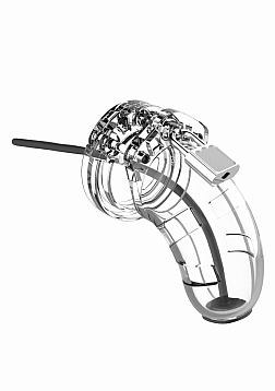 Model 15 Chastity Cock Cage with Urethral Sounding - 3.5" / 9 cm