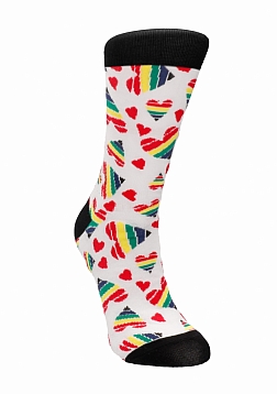 Happy Hearts Socks - US Size 8-12 / EU Size 42-46