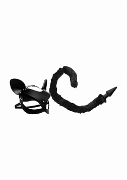 Cat Tail - Anal Plug and Mask Set